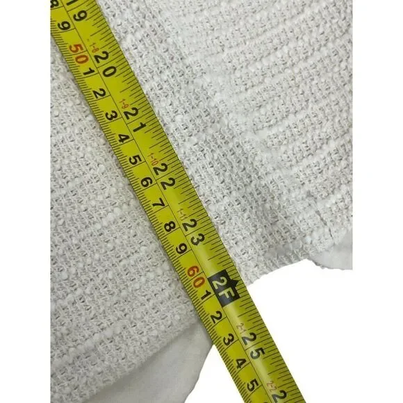 Zara Womens Sweater Bows M Medium Ivory Textured Long Sleeve 5039/153 NWOT - Picture 9 of 10